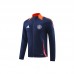 24/25 Manchester United M-U Navy Blue Edition Classic Jacket Training Suit (Top+Pant)-9767866