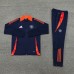 24/25 Manchester United M-U Navy Blue Edition Classic Jacket Training Suit (Top+Pant)-9767866