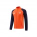 24/25 Manchester United M-U Orange Navy Blue Edition Classic Jacket Training Suit (Top+Pant)-9218272