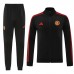 24/25 Manchester United M-U Black Red Edition Classic Jacket Training Suit (Top+Pant)-1609517