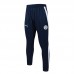 24/25 Manchester United M-U Blue Hooded Edition Classic Jacket Training Suit (Top+Pant)-7691067