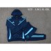 24/25 Arsenal Navy Blue Hooded Edition Classic Jacket Training Suit (Top+Pant)-5289889