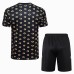 24/25 Juventus Training Black Jersey Kit short Sleeve (Shirt + Short)-3992038