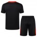 2024 Portugal Training Black Jersey Kit short Sleeve (Shirt + Short)-9859539