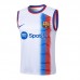 24/25 Barcelona White Blue Training jersey Kit Sleeveless Vest (Vest + Short)-6605053