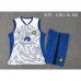 24/25 Inter Milan White Blue Training jersey Kit Sleeveless Vest (Vest + Short)-3079082