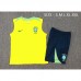 2024 Brazil Yellow Training jersey Kit Sleeveless Vest (Vest + Short)-4311996