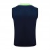 2024 Brazil Navy Blue Training jersey Kit Sleeveless Vest (Vest + Short)-9071554