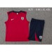 2024 England Wine Red Training jersey Kit Sleeveless Vest (Vest + Short)-1484739