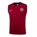 2024 England Wine Red Training jersey Kit Sleeveless Vest (Vest + Short)-1484739