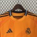 24/25 Real Madrid Away Orange Jersey Kit short sleeve (Shirt + Short)-5304771