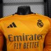 24/25 Real Madrid Away Orange Jersey Kit Long Sleeve (Long Sleeve + Short) (Player Version)-1629250