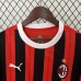 24/25 AC Milan Home Red Black Jersey Kit short sleeve (Shirt + Short)-9826936