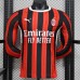 24/25 AC Milan Home Red Black Jersey Kit Long Sleeve (Long Sleeve + Short) (Player Version)-1436025