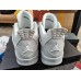 RETRO AIR JORDAN 4 AJ4 Running Shoes-Gray/Silver-3605890