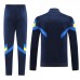 24/25 Boca Juniors Navy Blue Edition Classic Jacket Training Suit (Top+Pant)-6640501