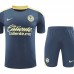 24/25 America Nvay Blue Training Jersey Kit short Sleeve (Shirt + Short)-5856705