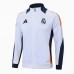 24/25 Real Madrid White Edition Classic Jacket Training Suit (Top+Pant)-4521726