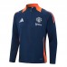 24/25 Manchester United M-U Navy Blue Edition Classic Jacket Training Suit (Top+Pant)-5279058