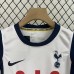 24/25 Kids Tottenham Hotspur Home White Navy Blue Kids Jersey Kit short sleeve (Shirt + Short +Socks)-4557791