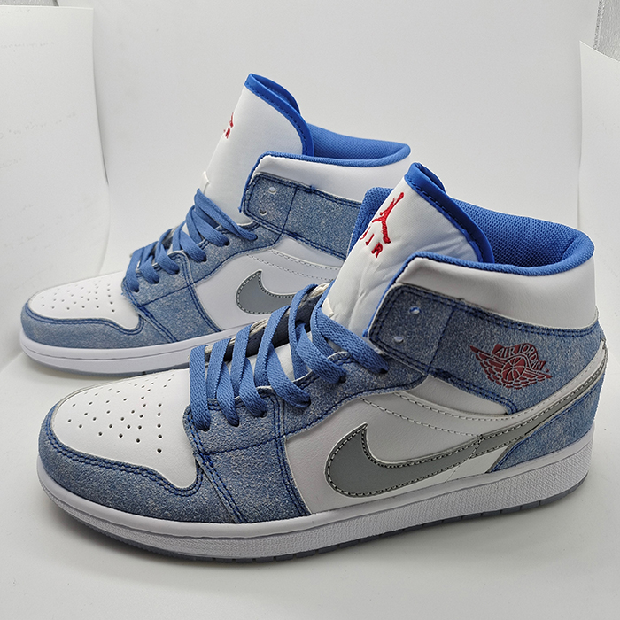 Air Jordan 1 Low AJ1 High Running Shoes-White/Nvay Blue-5179116