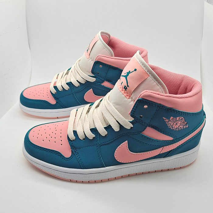 Air Jordan 1 Low AJ1 High Running Shoes-Pink/Green-7460421