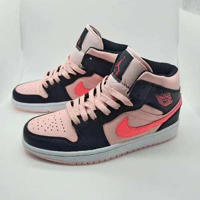 Air Jordan 1 Low AJ1 High Running Shoes-Pink/Black-2744985