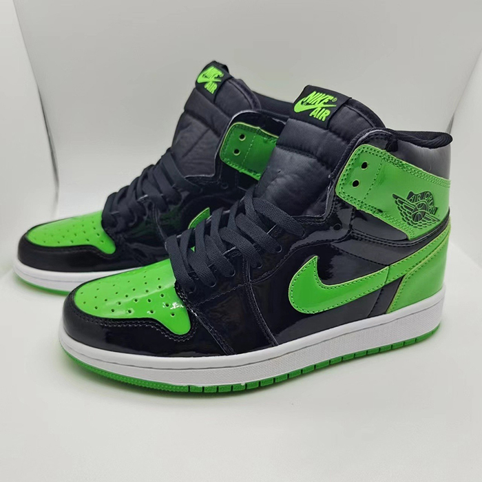 Air Jordan 1 Low AJ1 High Running Shoes-Black/Green-7899472