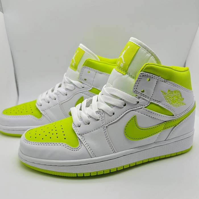 Air Jordan 1 Low AJ1 High Running Shoes-White/Green-5773858