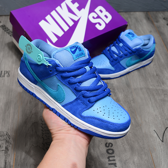 SB Dunk Low Running Shoes-All Blue-9774801