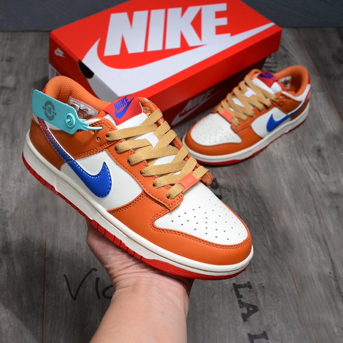 SB Dunk Low Women Running Shoes-Orange/White-2591148