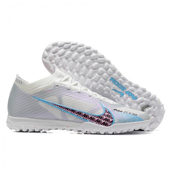 Vapor 15 Academy TF Soccer Shoes-White/Gray-3404220