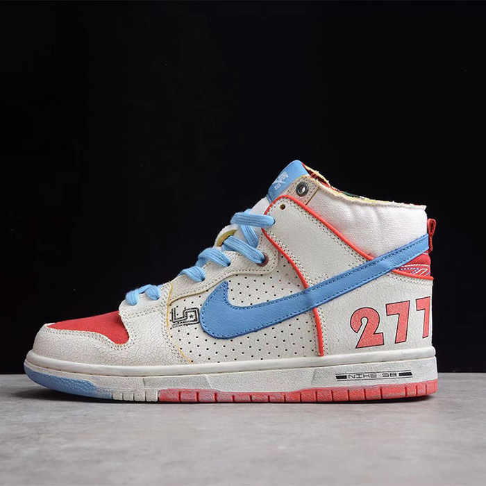 Dunk SB High Pro Ishod Wair x Magnus Walker Running Shoes-White/Blue-1235397