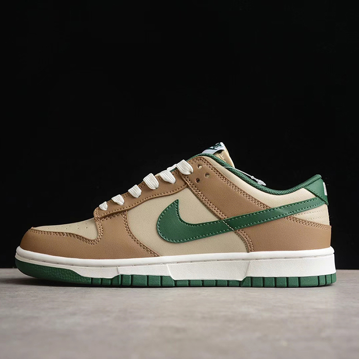 SB Dunk Low Running Shoes-Khkai/Green-3587687