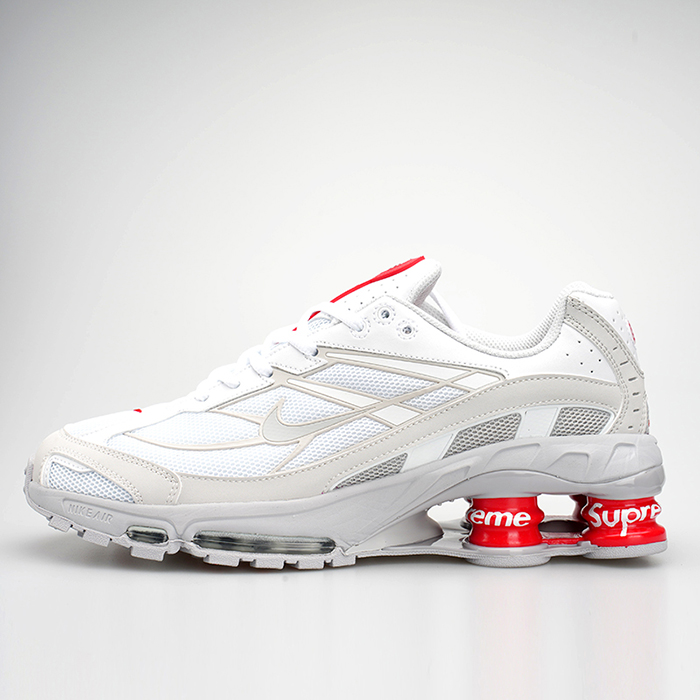 Air Max SHOX TL/SKEPTA Running Shoes-White/Red-2713210