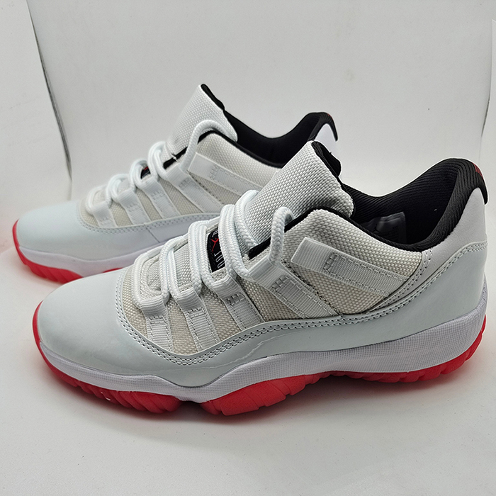 Air Jordan 11 AJ11 Running Shoes-White/Red-7872159