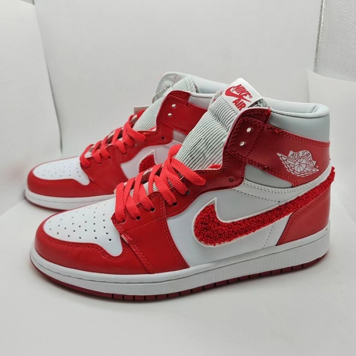 Air Jordan 1 Low AJ1 High Running Shoes-Red/White-6203397