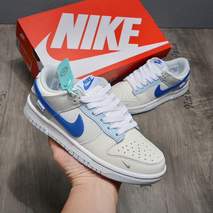 SB Dunk Low Women Running Shoes-Gray/Blue-6187993