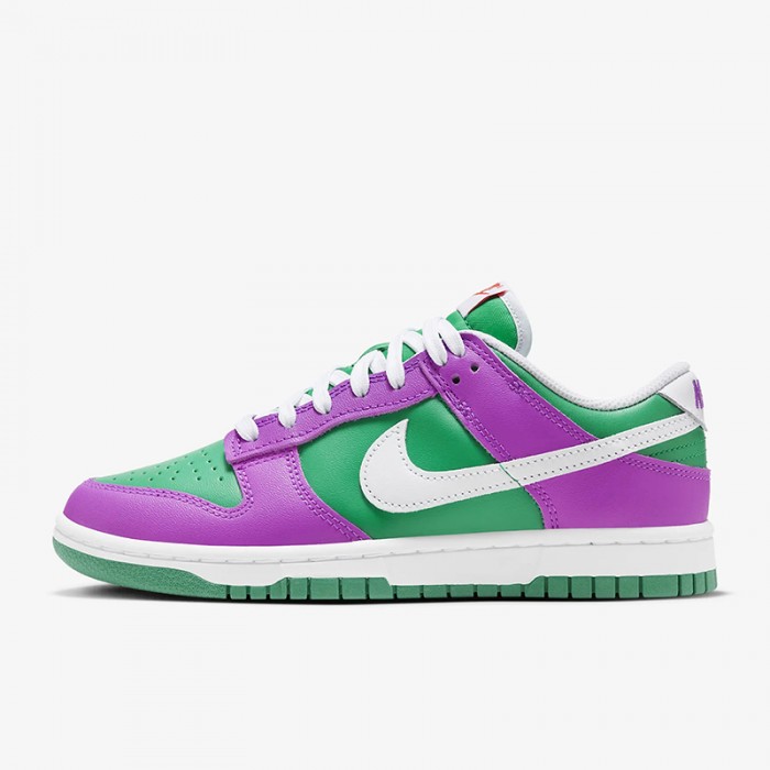 SB Dunk Low Running Shoes-Green/Purple-8834356