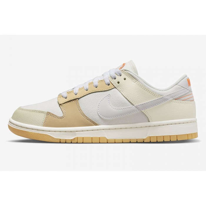 SB Dunk Low Running Shoes-White/Khkai-5477498