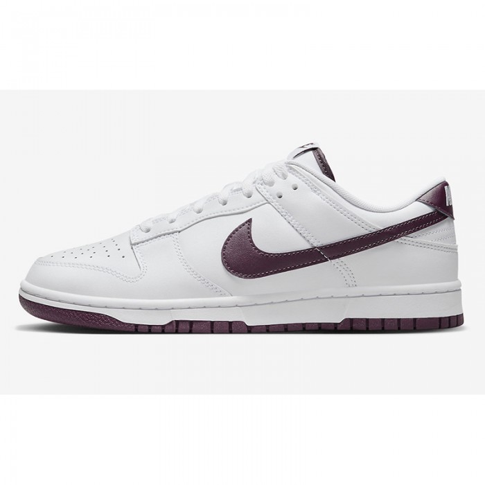 SB Dunk Low“Night Maroon”Running Shoes-White/Wine Red-1757181