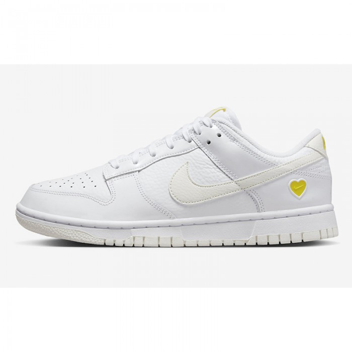 SB Dunk Low WMNS“Yellow Heart”Running Shoes-White/Yellow-2069949