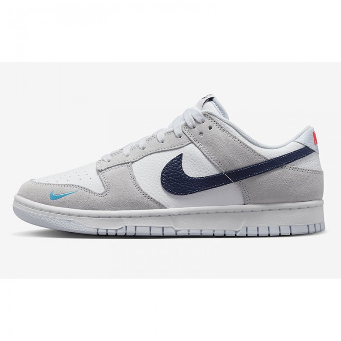 SB Dunk Low Running Shoes-White/Gray-9483772