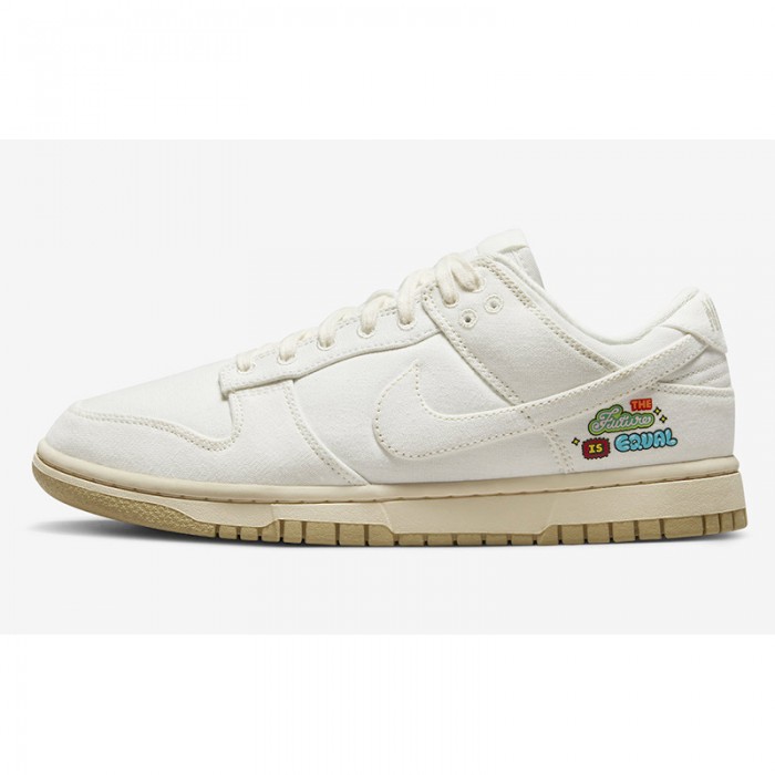 SB Dunk Low WMNS“The Future is Equal”Running Shoes-White/Khkai-7641538