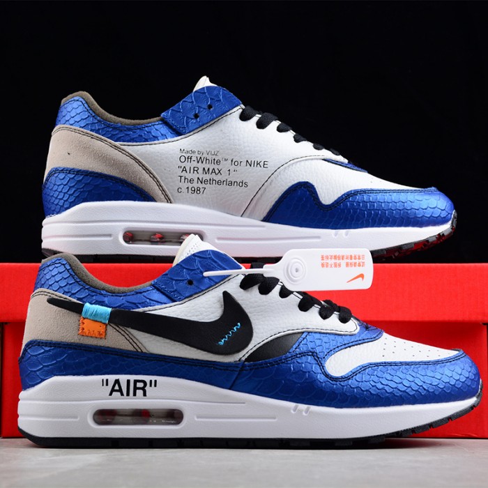 Air Max 1 / SP Running Shoes-Blue/White-134727