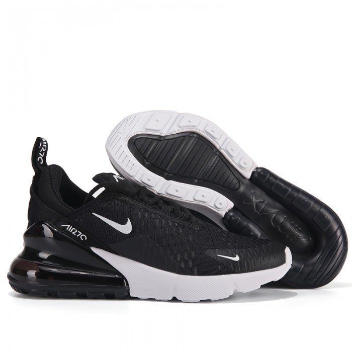 Air Max 270 Running Shoes-Black/White-5784323