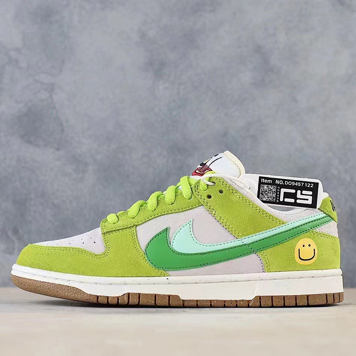 SB Dunk Low CS Running Shoes-Gray/Green-7259847