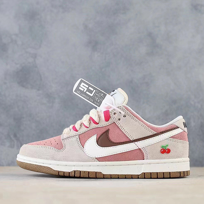 SB Dunk Low CS Women Running Shoes-Gray/Pink-6097844