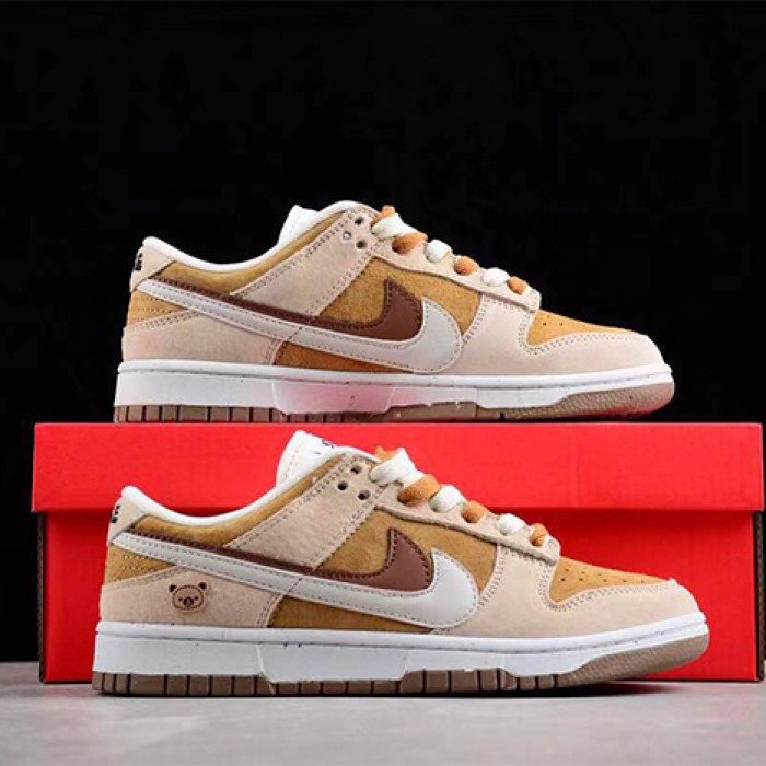 SB Dunk Low SE Running Shoes-Gray/Brown-8814496