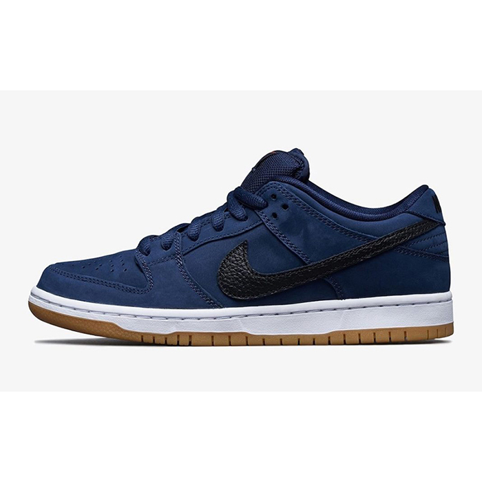 SB Dunk Low Pro ISO Running Shoes-Navy Blue/Black-5380604